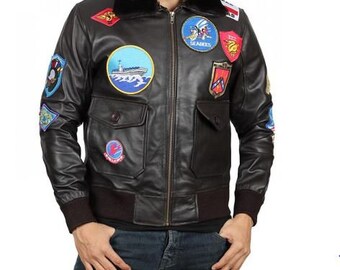 top gun leather jacket for sale