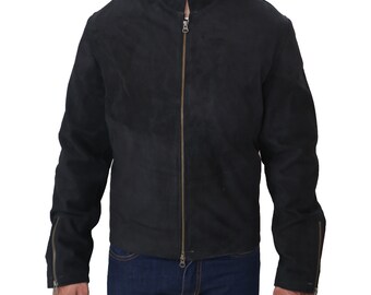 James Bond Biker Leather Jacket Daniel 