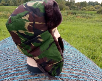 Bonnet D'aviateur En Fausse Fourrure Pour Homme - Chaud, Oreillettes Rabattables, Idéal Hiver & Ski