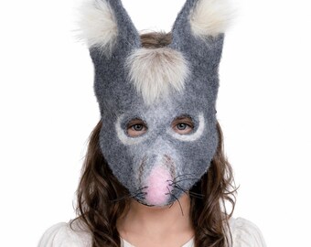 Lot 10 Masques Animaux Forêt En Feutre – Halloween, Anniversaire, Carnaval Enfants – Multicolore