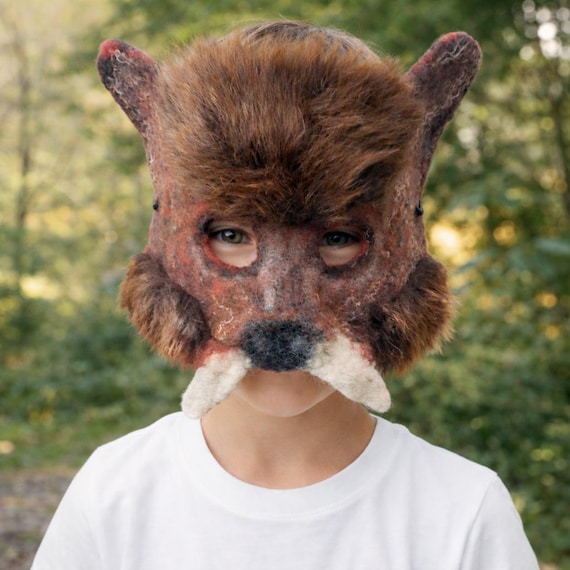 Masque Animal en feutre Halloween pour enfants, masque pour les yeux Non tissé, fournitures de fête à thème de la Jungle, anniversaire Safari 15 Masque Animal en feutre Halloween pour enfants, masque pour les yeux Non tissé, fournitures de fête à thème de la Jungle, anniversaire Safari 15