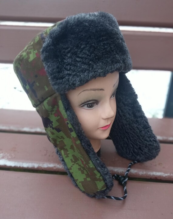Mens Winter Faux Fur Earflaps.lumberjack Hat.aviator.hunter  display picture 3