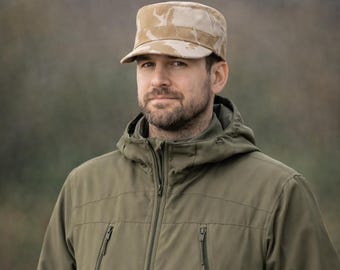 Cappello da esterno antivento in cotone con paraorecchie – Traspirante e resistente all'acqua, ideale per escursioni da uomo.