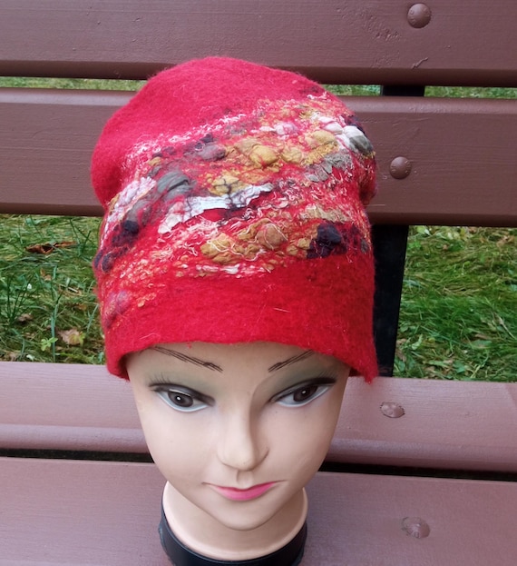 Cappello da donna in feltro di lana merino Taglia 52-56 cm