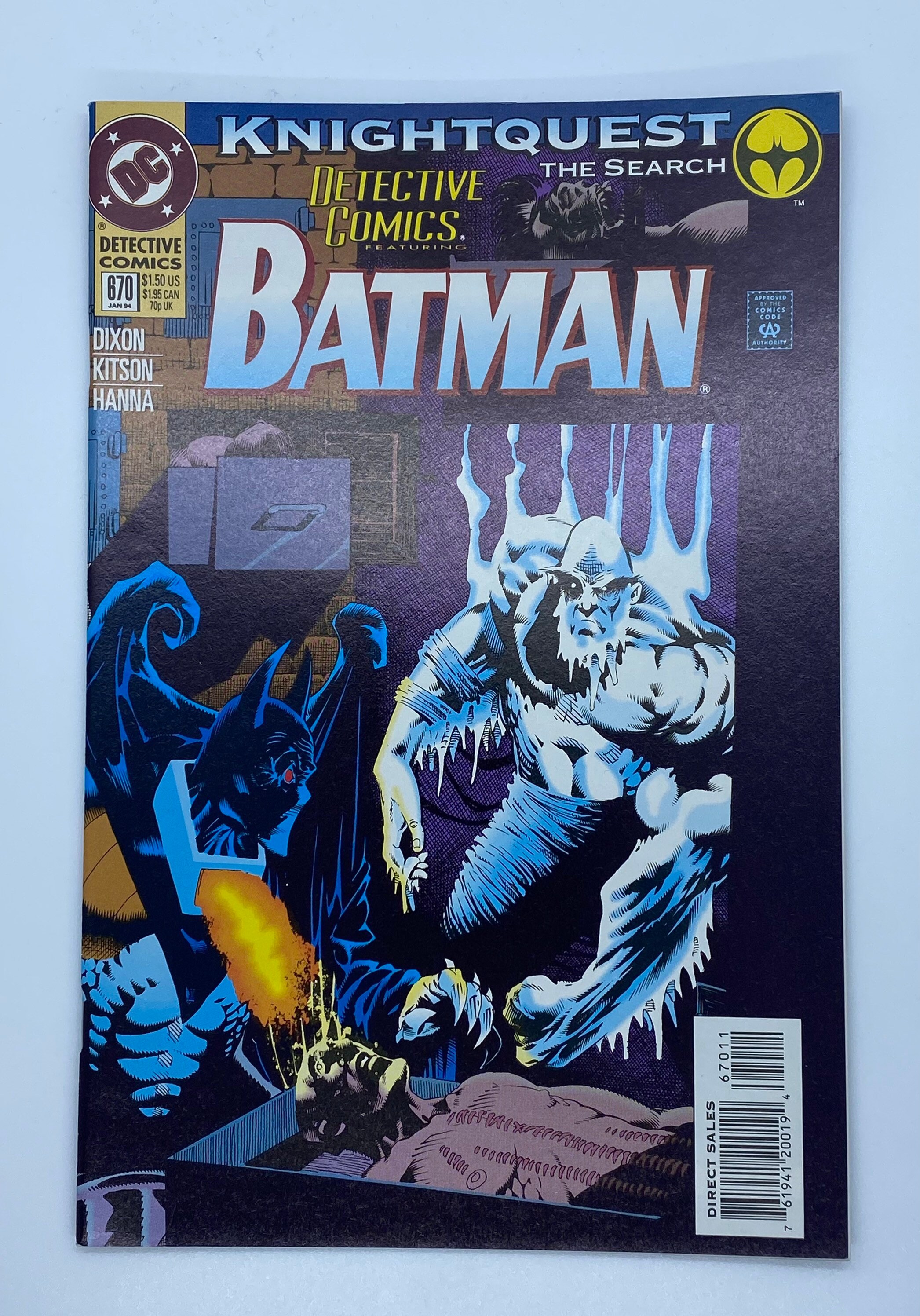 Detective Comics BATMAN 670 Jan 1994 Direct Sales Edition - Etsy Finland
