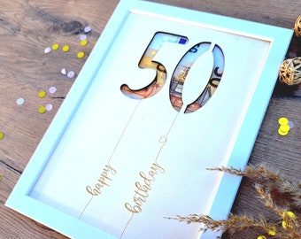 Geldgeschenk personalisiert, Geburtstagsgeschenk, Geschenk mit Geld, Geburtstagskarte, Runder Geburtstag, 30er Geburtstag, 40 50 60