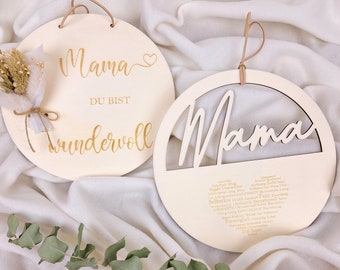 Geschenk für Mama, Muttertagsgeschenk, Trockenblumen Geschenk zum Muttertag personalisiert, Geschenkidee Mama, Muttertagskarte, Motherday