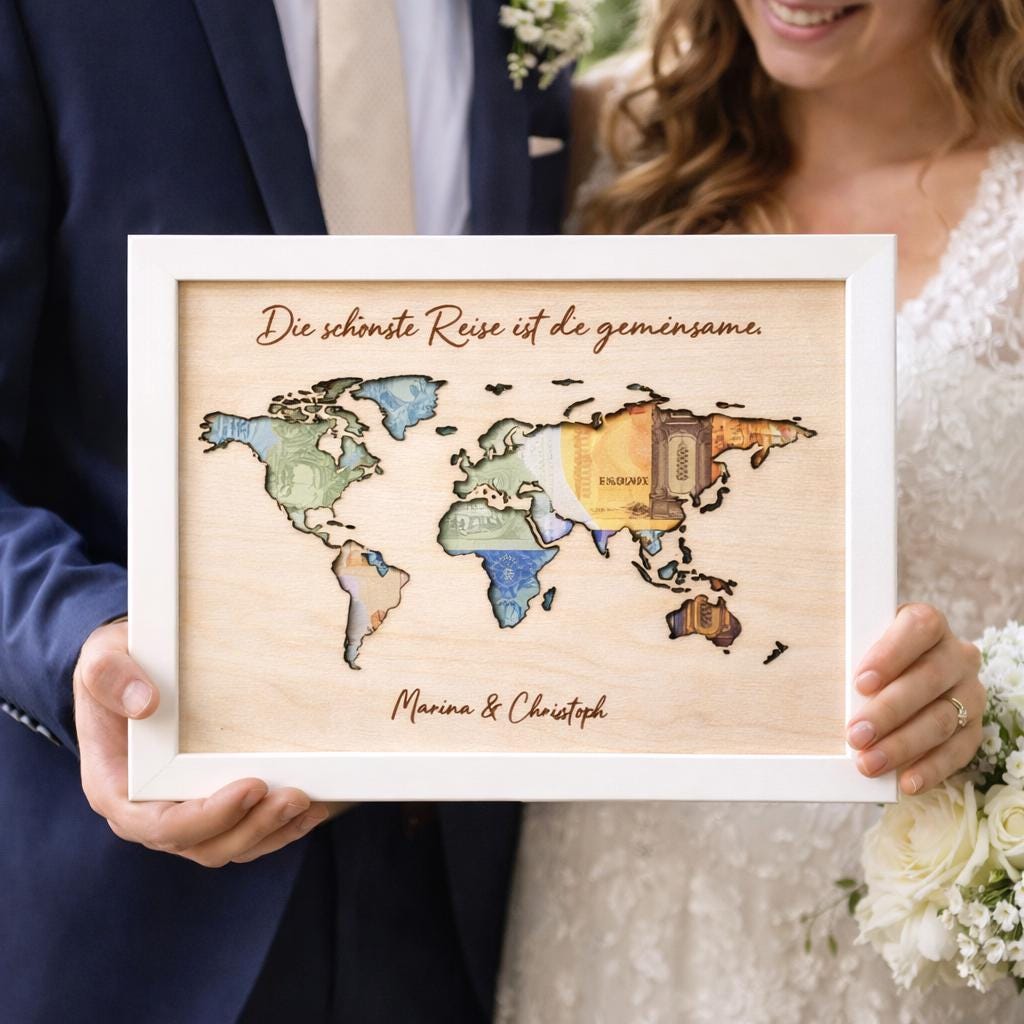 REFERENCE IMAGE · Personalized Wedding Cash Gift Holder