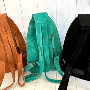 Suede and Leather Retro Stitch Western Backpack