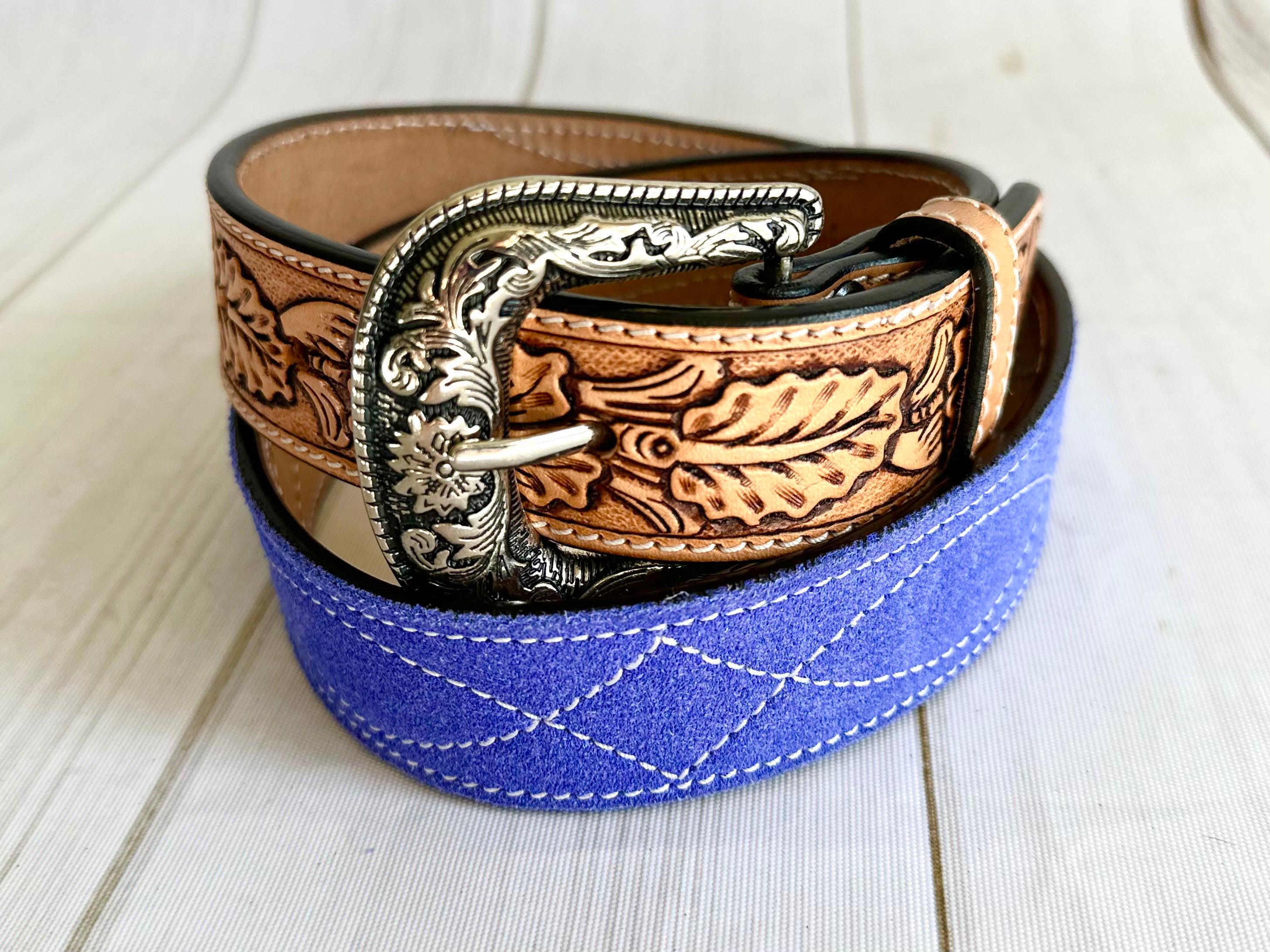 Suede Western Belt - Etsy