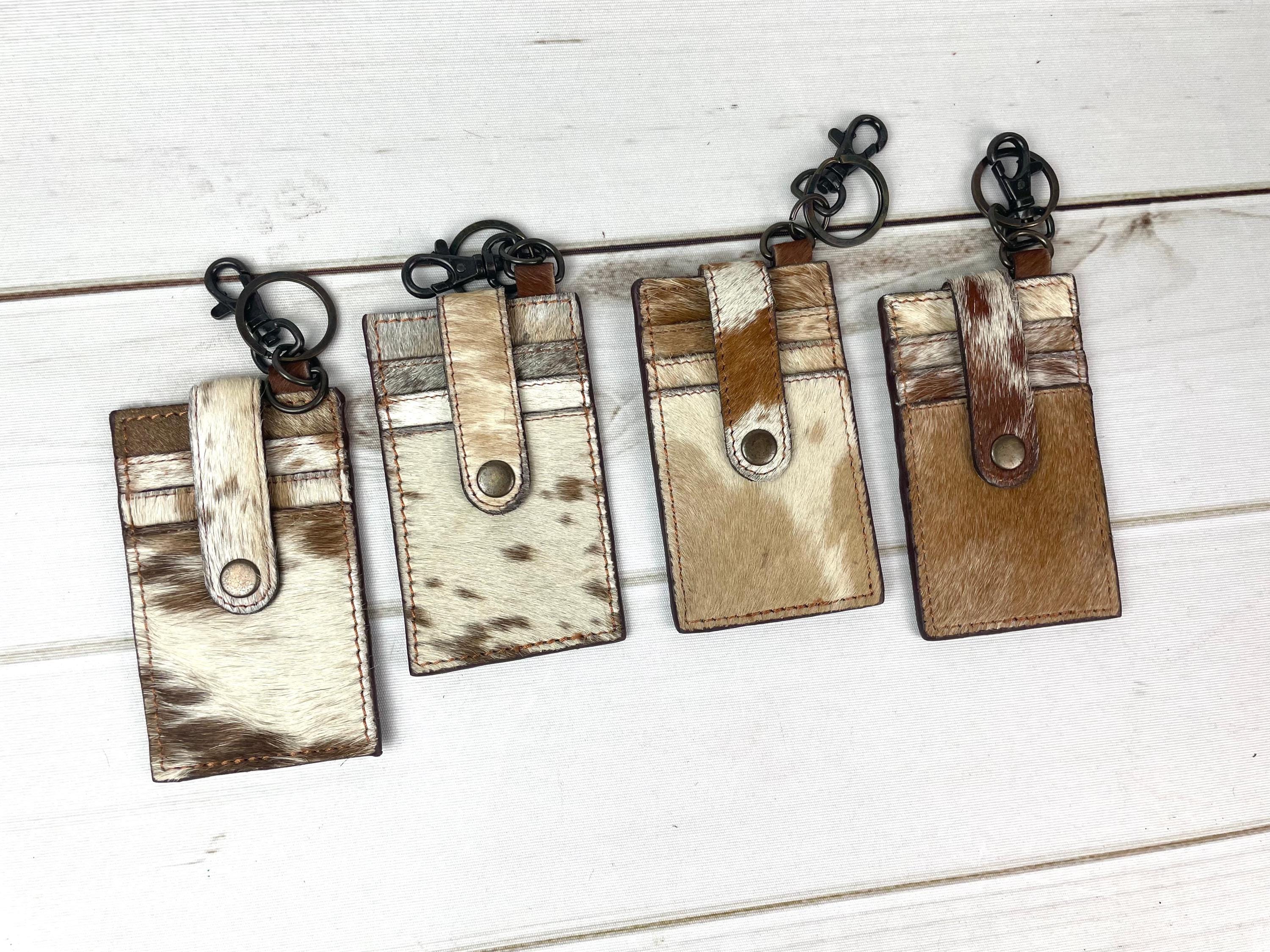 Cow Id Wallet Keychain - Etsy