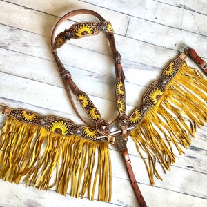 Sunflower Cross Hatch Fringe Tack Set