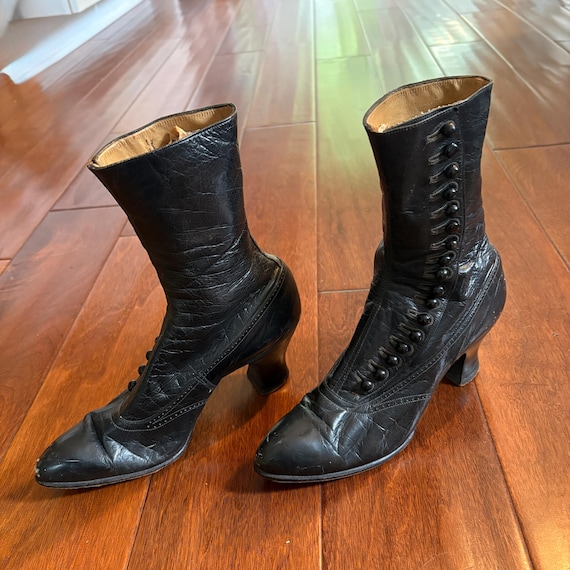 Antique Women's Button Boots - image 2
