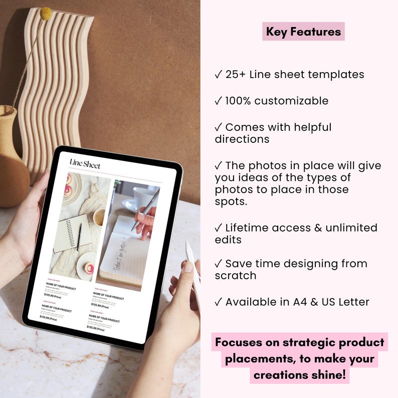 Line Sheet Template Canva Wholesale Line Sheet Catalog Line Sheet ...
