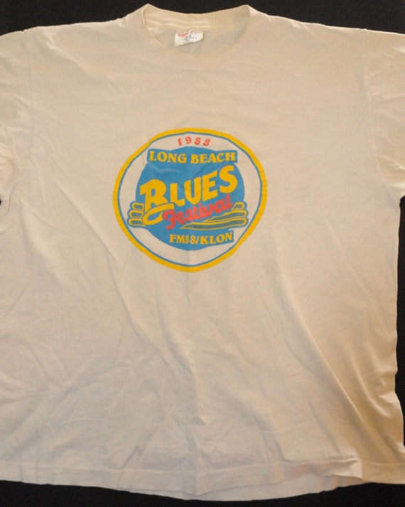 1988 Long Beach Blues Festival shirt - Gem