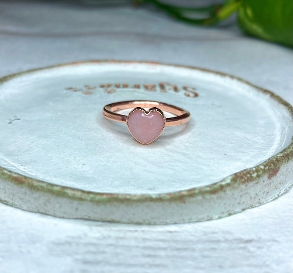 Cutest Native American Navajo Turquoise Synth Opal Sterling Silver Heart Ring Cutest Native American Navajo Turquoise Synth Opal Sterling Silver Heart Ring