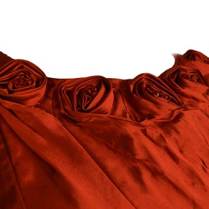 ADRIANNA PAPELL stunning late 90's early 2000 woman red gorgeous special occasion dress image 3