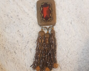 Boucles D’oreilles Clips Vintage Attitude Paris – Doré, Tissu, Très Bon état, Style Fantaisie