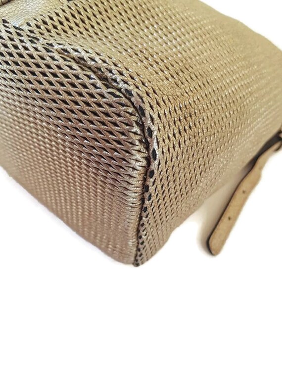 Gianni Chiarini genuine leather gold perforated l… - image 3