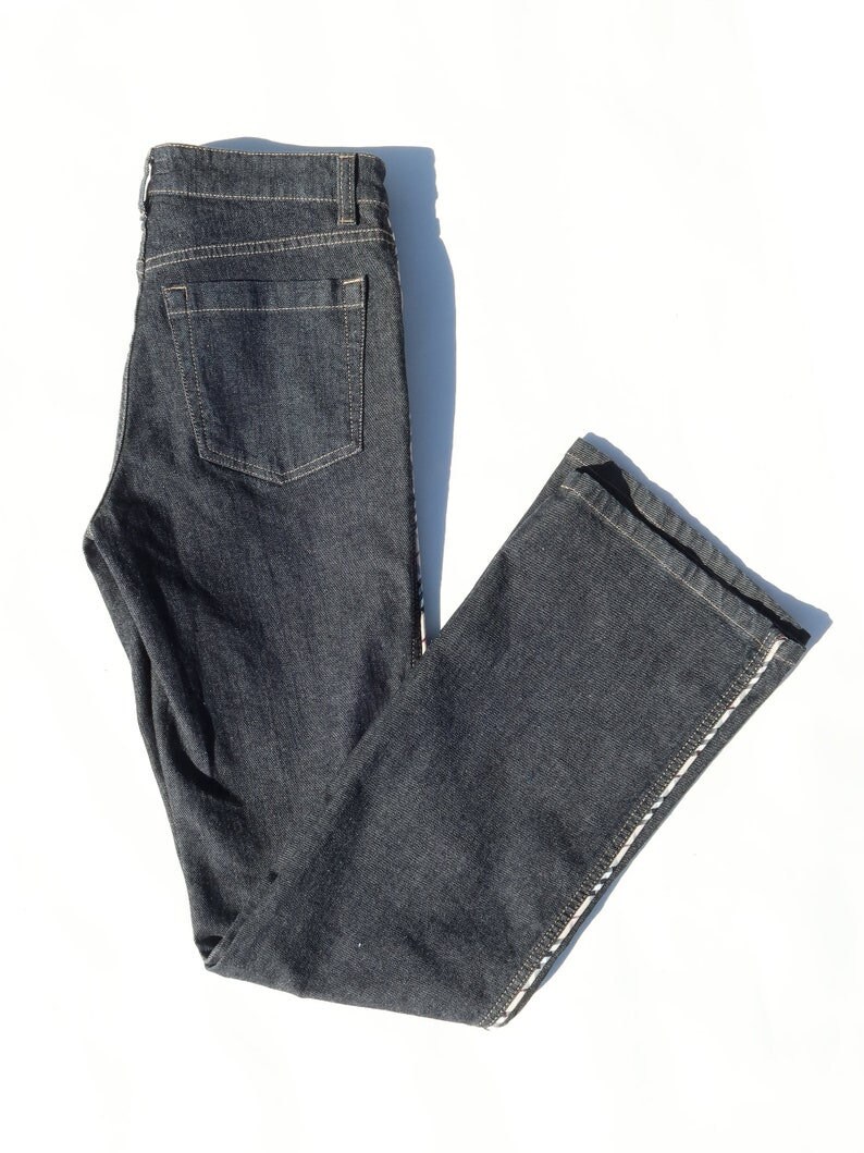 Y2K BURBERRY Nova Check Flare Pants (S) - Imber Vintage
