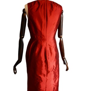 ADRIANNA PAPELL stunning late 90's early 2000 woman red gorgeous special occasion dress image 10