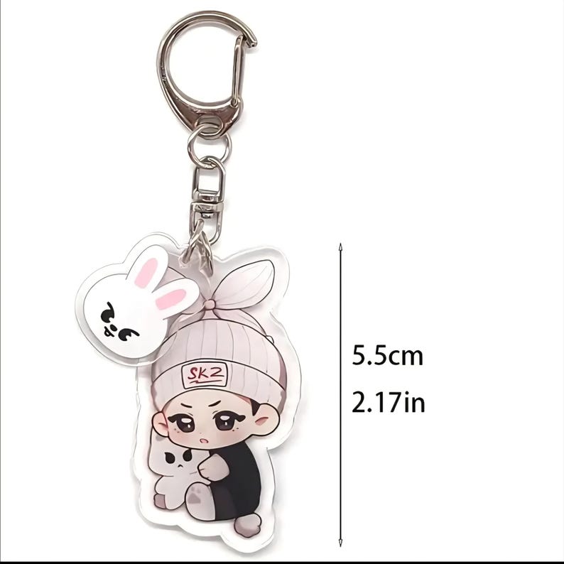 Idol Keychains Kpop Idol Keychain | Chibi Boy Band Acrylic Charm | Kawaii Animal Bag ...