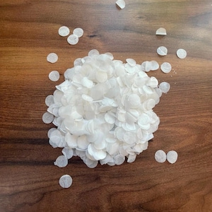 Biodegradable Confetti | White Confetti | 1 Litre | Confetti Circles