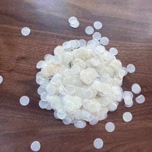 Biodegradable Confetti | White Confetti | 1 Litre | Confetti Circles