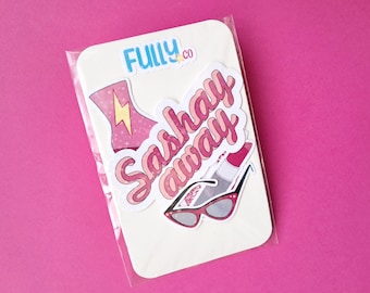 Glitter Glam Sticker Pack | Waterproof Vinyl Stickers