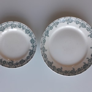 Set of a SAINT AMAND Earthenware dish and plate - ARGENTON model - 1920s