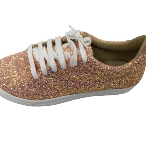 Women shinny pink sneakers shoes leather, glitter pink colour tie shops sneakers,school shoes,office shoes,walk shoes,wedding shoes,party shoes