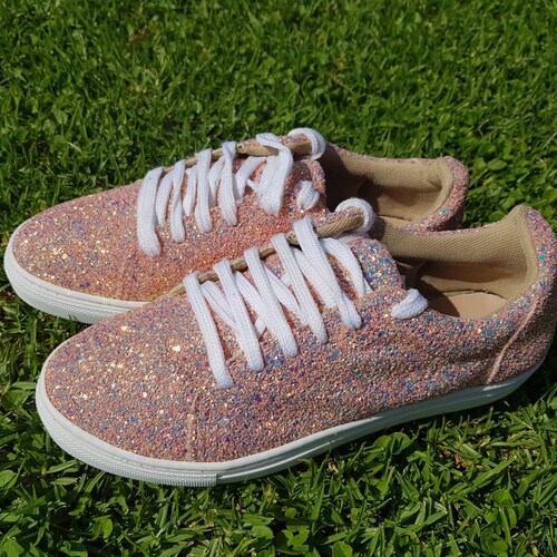 Women shinny pink sneakers shoes leather, glitter pink colour tie shops sneakers,school shoes,office shoes,walk shoes,wedding shoes,party shoes