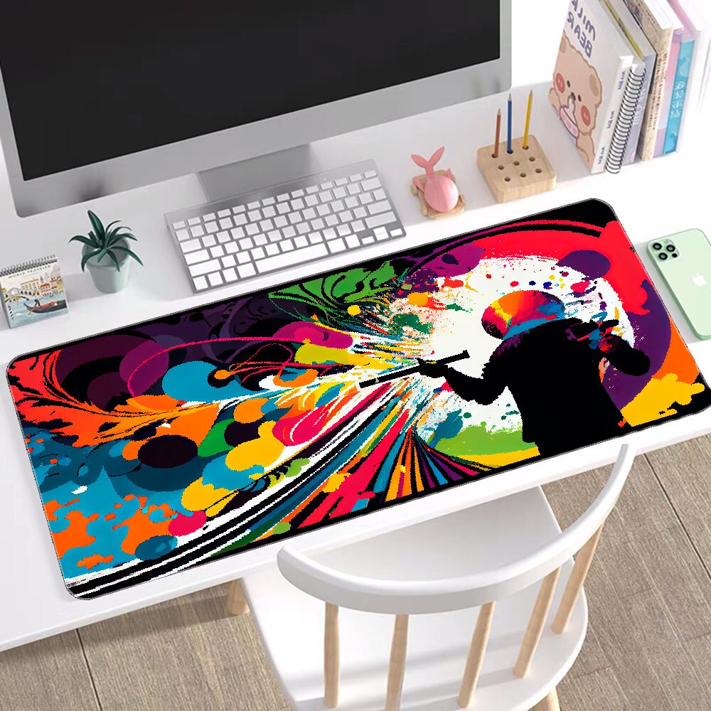 Abstract Liquid Paint Gaming Mouse Pad, XXL Desk Mat - Etsy