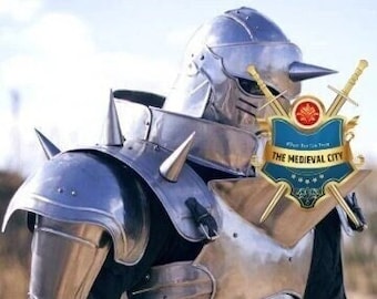 Alphonse Elric Full Metal Alchemist Steel Armor ~ Alchemist Armor Costume ~ Battle Warrior Full Body Armor