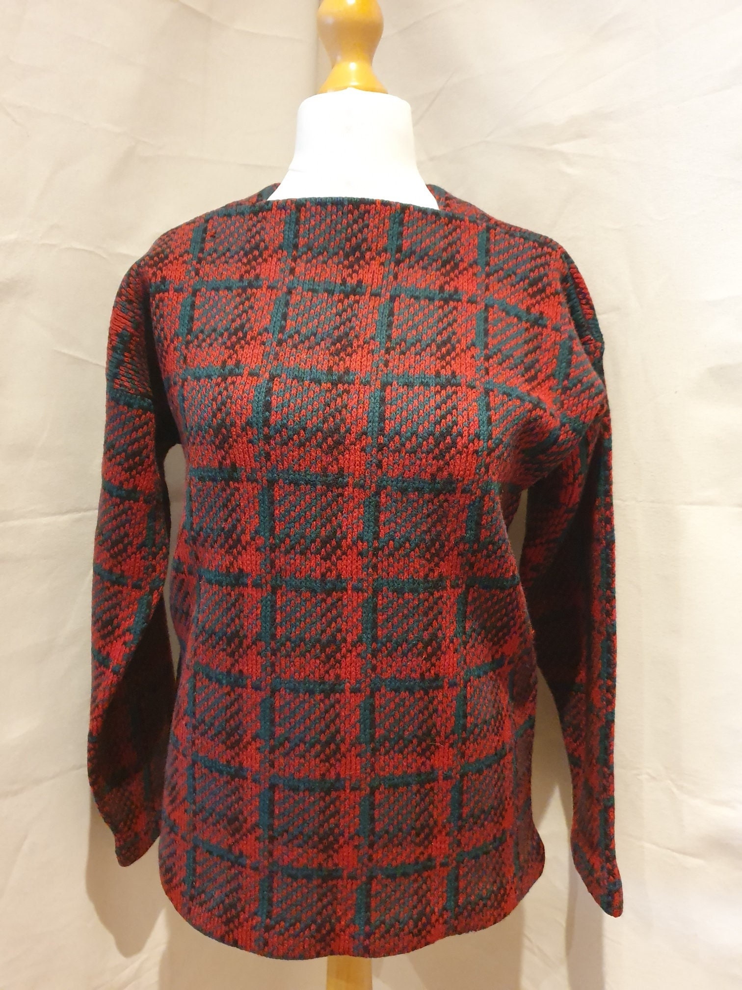 Vintage Boat Neck Jumper