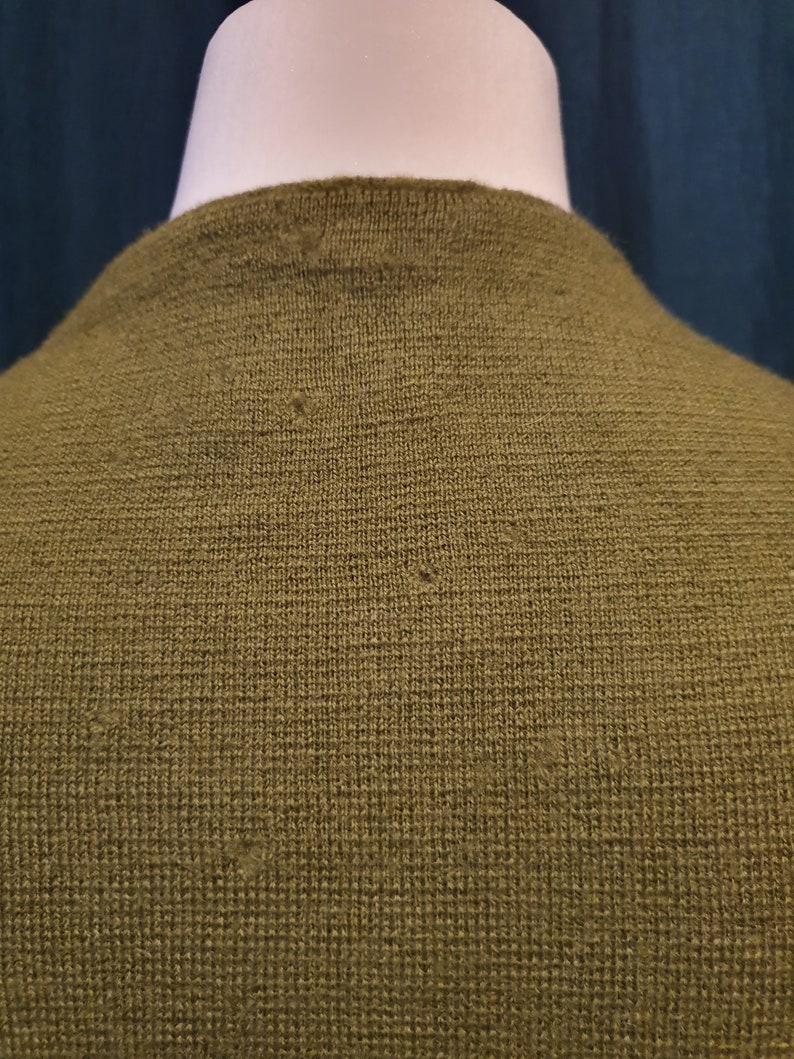 Small holes through the garment