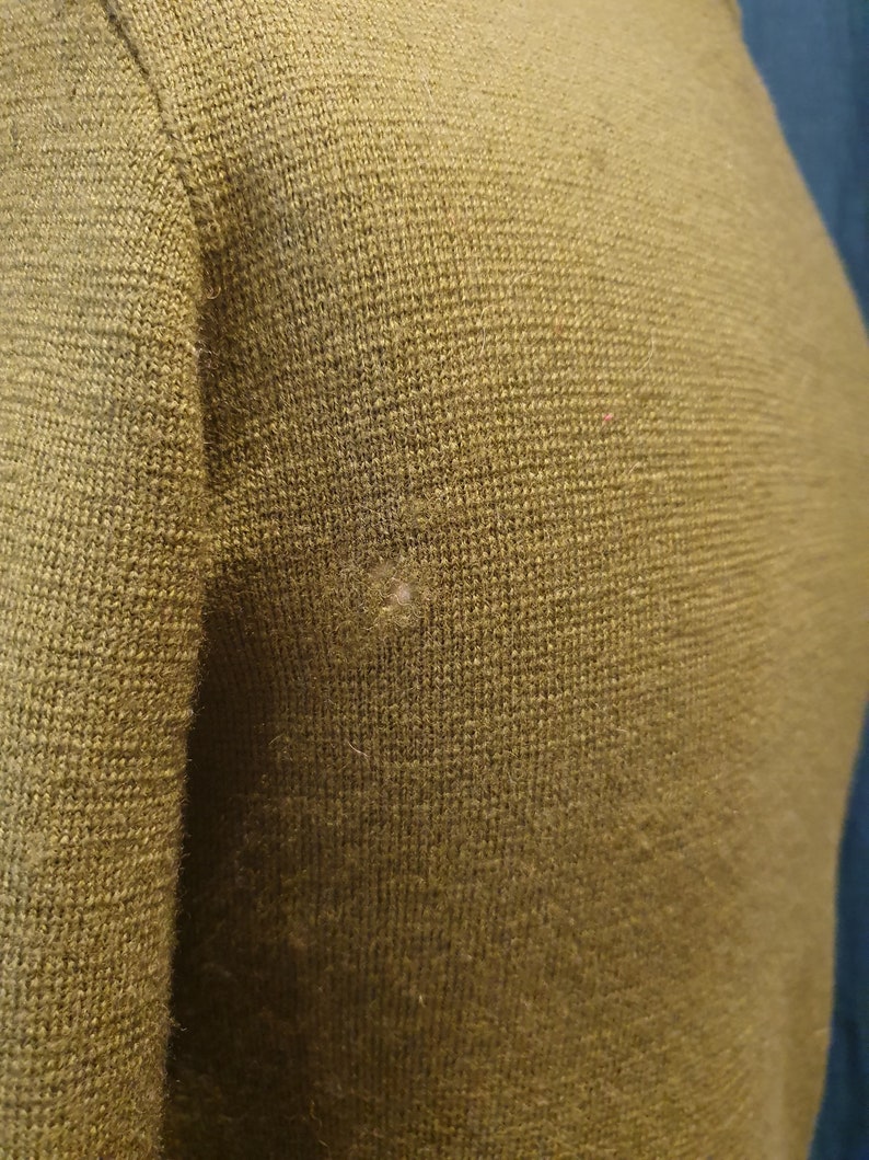 Small holes through the garment