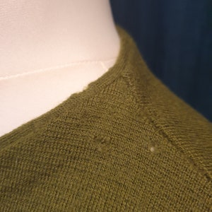 Small holes through the garment
