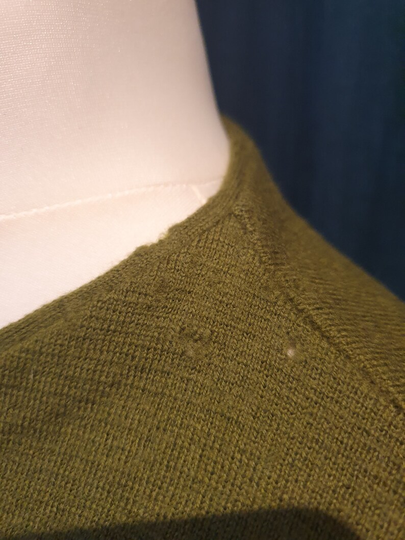 Small holes through the garment