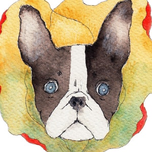 Bob - Stampa Giclée originale, illustrazione poetica di acquerello, firmata dall'artista