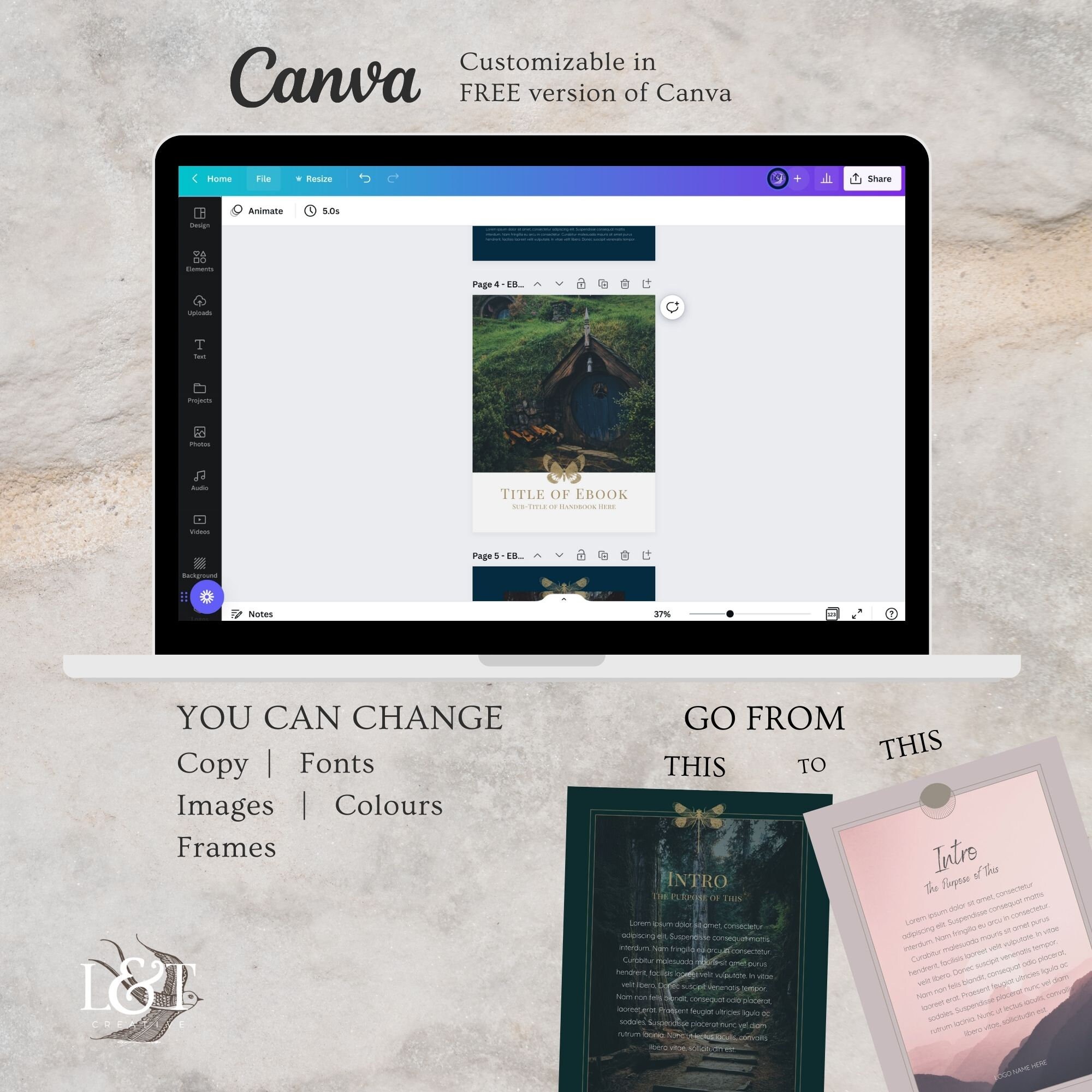 Canva Ebook Template Workbook Template for Online Coaches Course Canva Ebook Template Workbook Template for Online Coaches Course