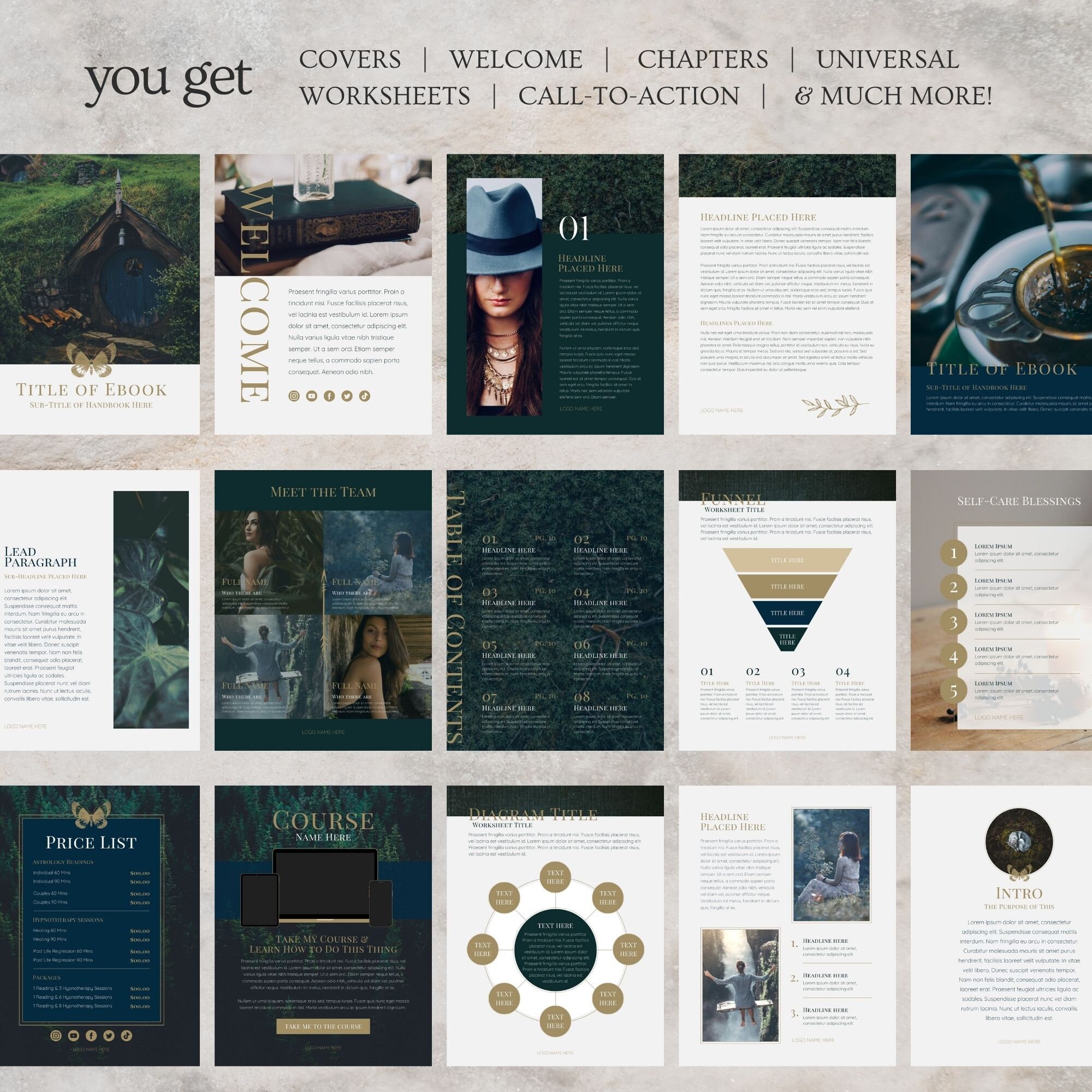 Canva Ebook Template Workbook Template for Online Coaches Course Canva Ebook Template Workbook Template for Online Coaches Course