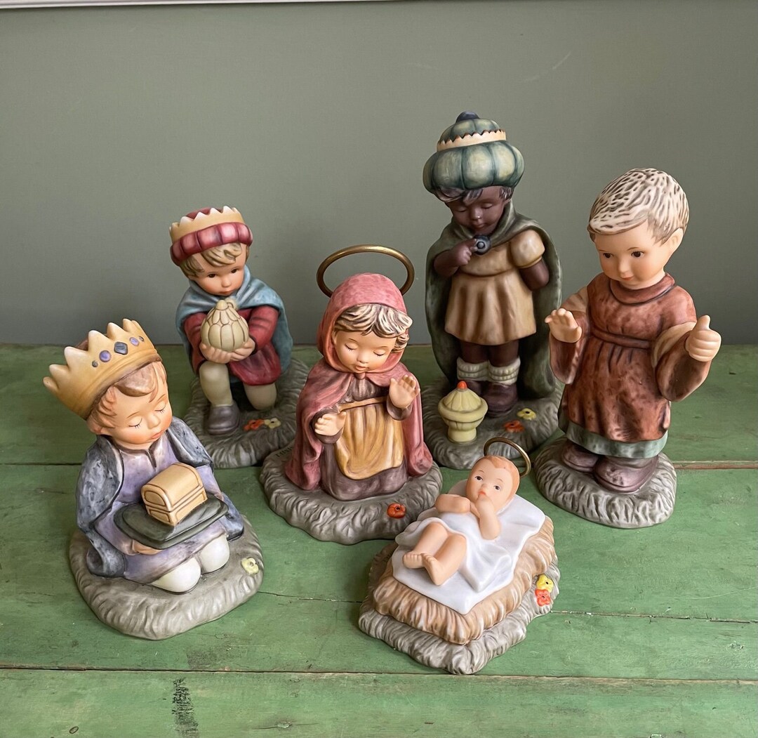 1996 Goebel Studio Berta Hummel Nativity Set 6 Piece Etsy