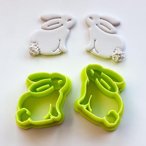 Osterhasen Form Ausstechform Polymer Clay Werkzeuge | Schmuckwerkzeug | Ohrring Herstellung | Embossing von Clay-Werkzeugen