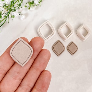 Elegante Raute Gerahmter Polymer Clay Cutter | Schmuck Ohrring, der Werkzeuge PCC1283