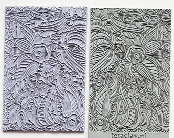Nature Rubber Texture Mat for Polymer Clay | Clay Jewellery Tool