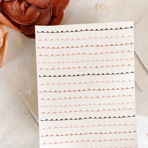 Foglio di carta di trasferimento 25 Boho Wires / Fogli di carta solubile in acqua / Boho Image Transfer Paper / Strumenti di argilla / Creazione di orecchini di argilla
