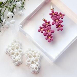 Floral Cluster Clay Cutter for Clay Jewellery Making | Sharp Blade PCC1817