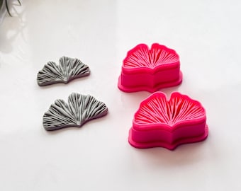 Ginkgo Leaf Spring Shape Polymer Clay Cutter | Polymer Clay Tools | Jewellery Tools | Earring Making | Embossing Clay Tools