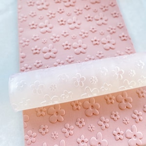 Floral Texture Roller for Polymer Clay Jewellery Making